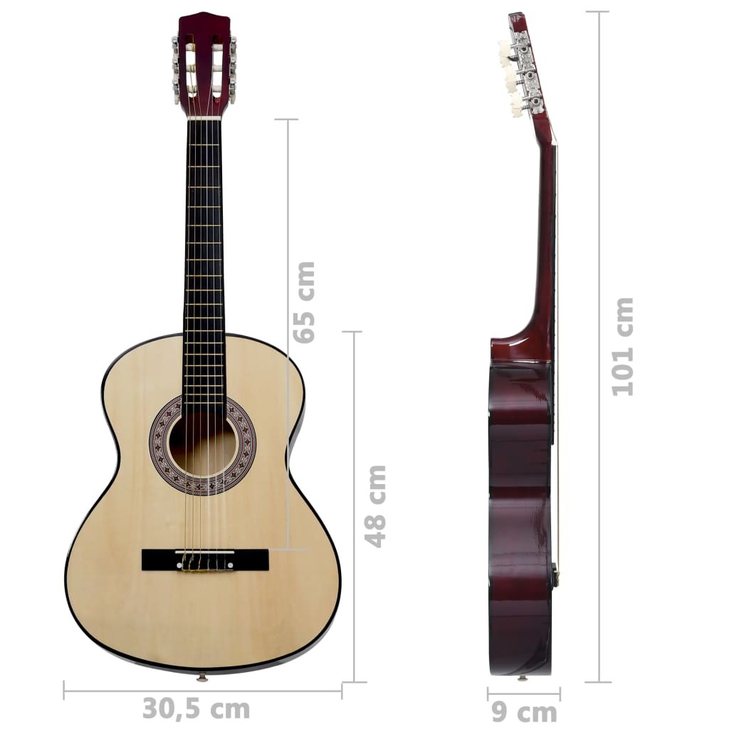Classical Acoustic Guitar for Beginner 4/4 39 Basswood